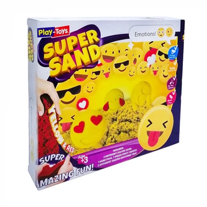  Play-Toys Emoji Oyun Kumu Süper Sand Seti