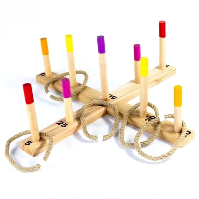  Playwood Kutuda Ahşap Halka Atma Oyunu