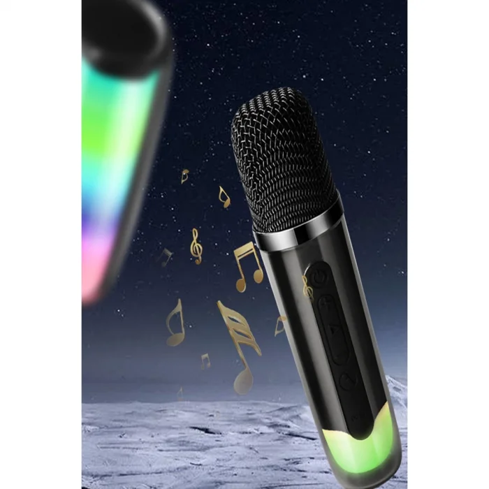 BUĞZ Pluse 7 Mikrofonlu Rgb Kablosuz Hoparlör - Beyaz