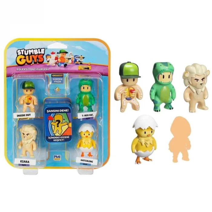 BUĞZ PMI SG2240 Stumble Guys Figür Seti 5li -Necotoys