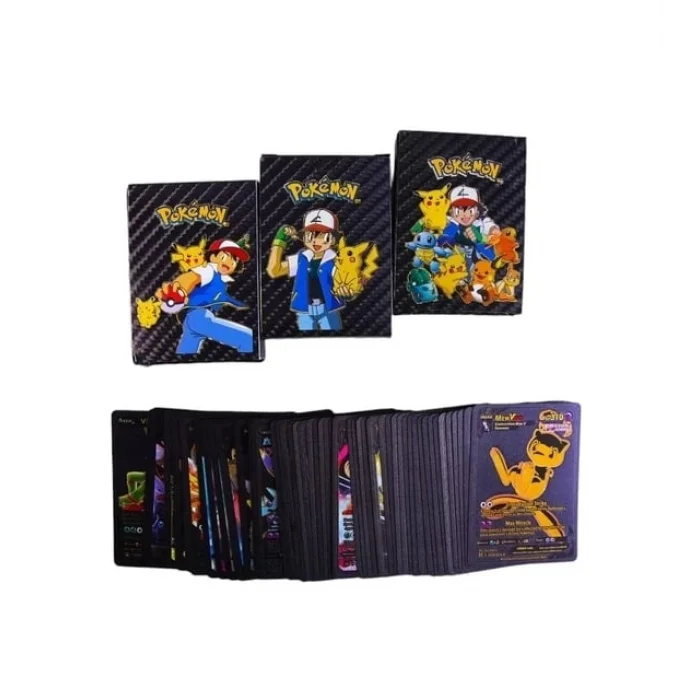  Pokemon Siyah Starter Box Pack Koleksiyon Pokemon Kartları
