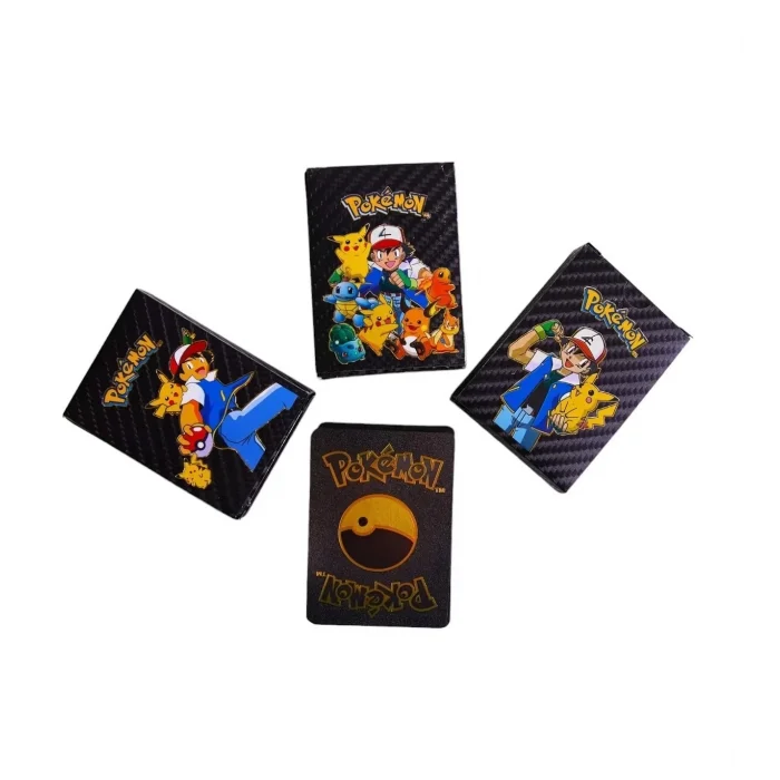  Pokemon Siyah Starter Box Pack Koleksiyon Pokemon Kartları
