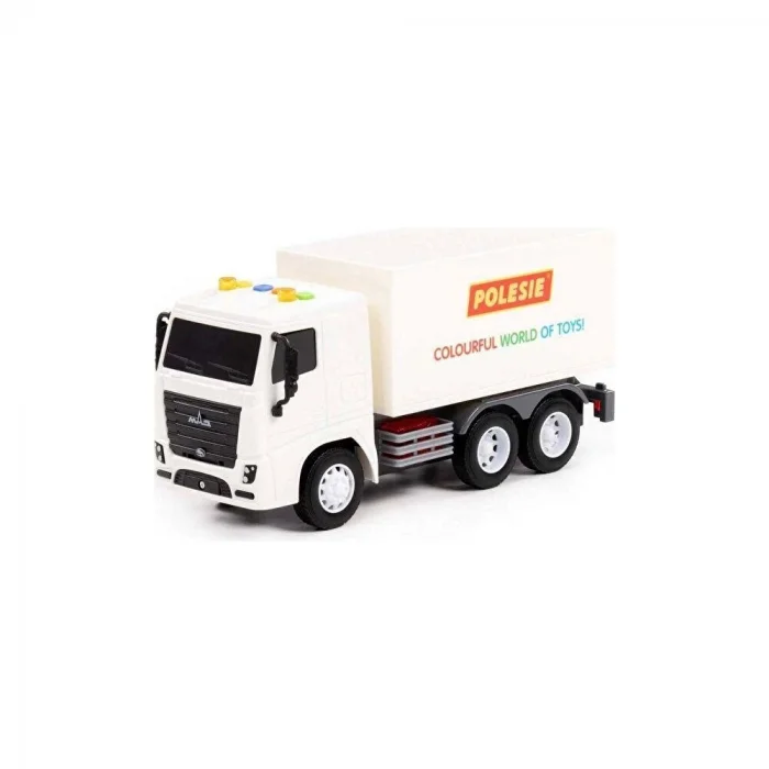 BUĞZ Polesie İş Makinaları Serisi - Sesli Işıklı - Kapalı Kasa Kamyonet (Lisinya)