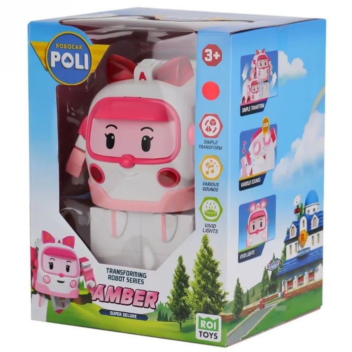 BUĞZ POLI MRT-687 ROBOCAR POLİ BÜYÜK TRANSFORMİNG ROBOT AMBER SESLİ VE IŞIKLI