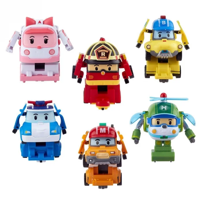 BUĞZ POLI ZR-915 Robocar Poli Quick Transforming Mini Rescue Deluxe Set