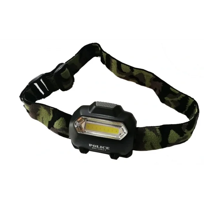 BUĞZ Police Pc-1917 Cob 3xaaa Pilli Led Kafa Feneri