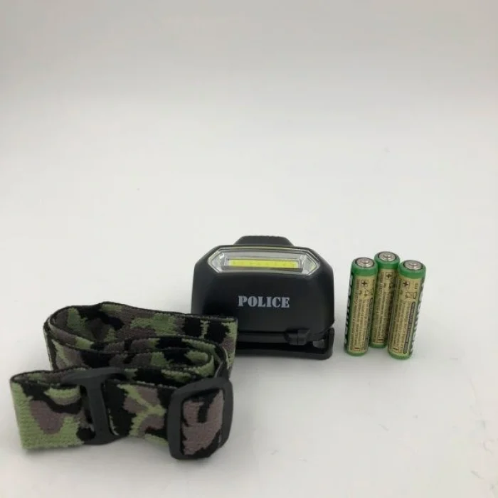 BUĞZ Police Pc-1917 Cob 3xaaa Pilli Led Kafa Feneri