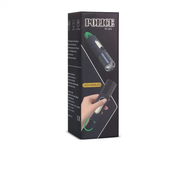 BUĞZ Police Ps-303 Şarjlı El Feneri