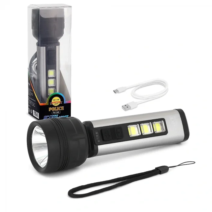 BUĞZ Police Ps-355 Şarjlı El Feneri