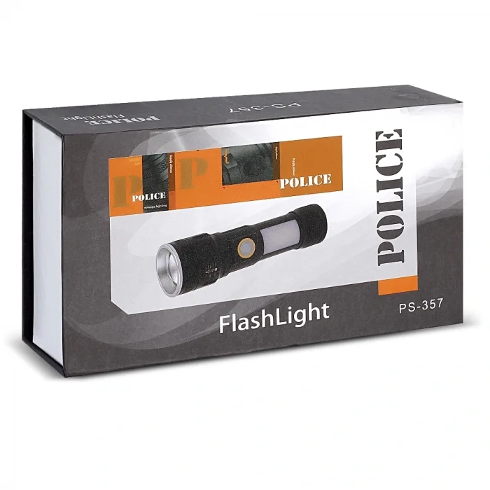 BUĞZ Police Ps-357 Şarjlı Şarjlı El Feneri