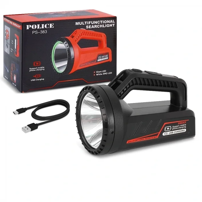 BUĞZ Police Ps-383 Şarjlı Spot Fener