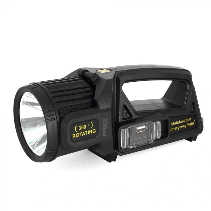 BUĞZ Police Ps-384 Şarjlı Güneş Enerjili Spot Fener