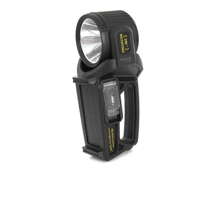 BUĞZ Police Ps-384 Şarjlı Güneş Enerjili Spot Fener