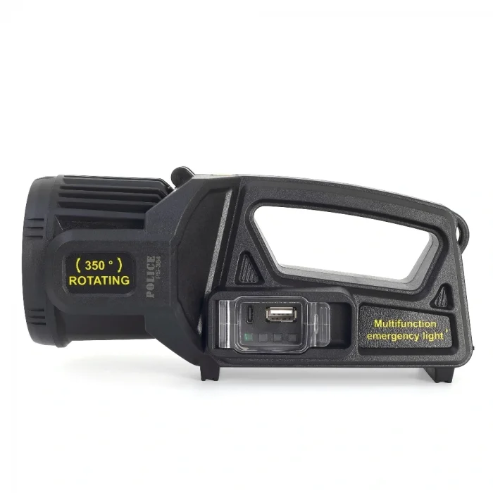 BUĞZ Police Ps-384 Şarjlı Güneş Enerjili Spot Fener