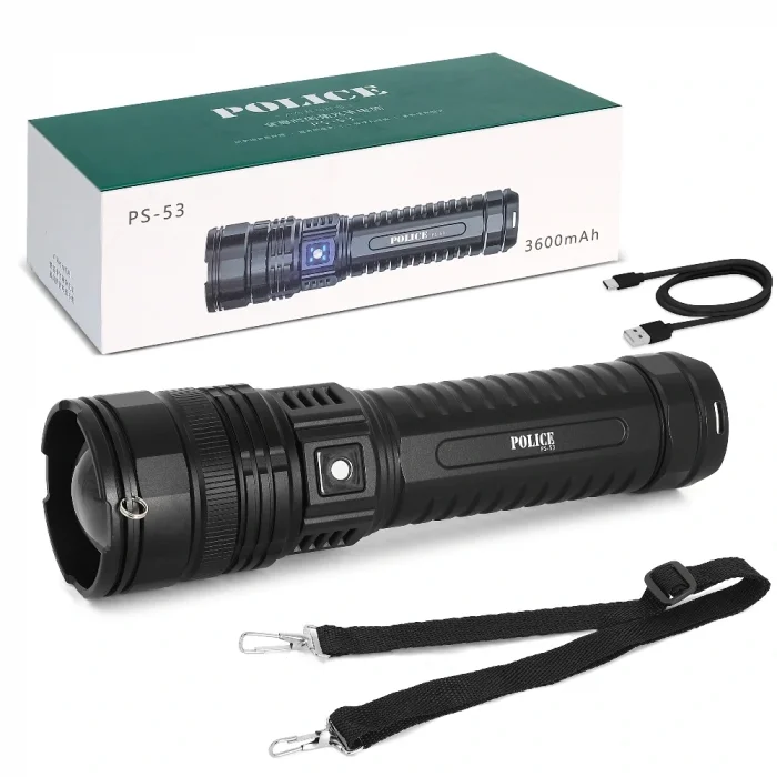 BUĞZ Police Ps-53 Şarjlı El Feneri