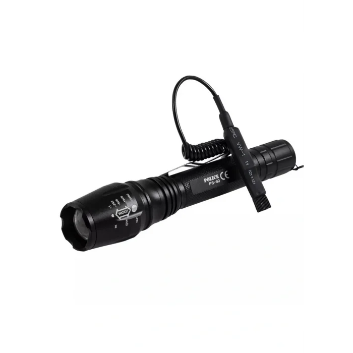 BUĞZ Police Ps-90 Cree T6 Led Avcı Şarjlı El Feneri
