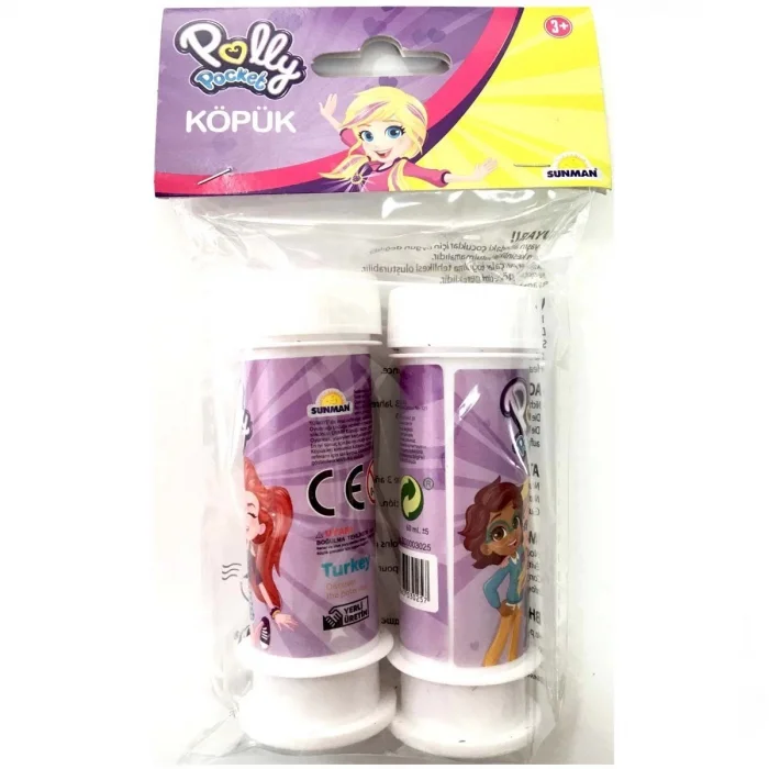 BUĞZ ​​​​​​​Polly Pocket Temalı 2li Köpük Baloncuk
