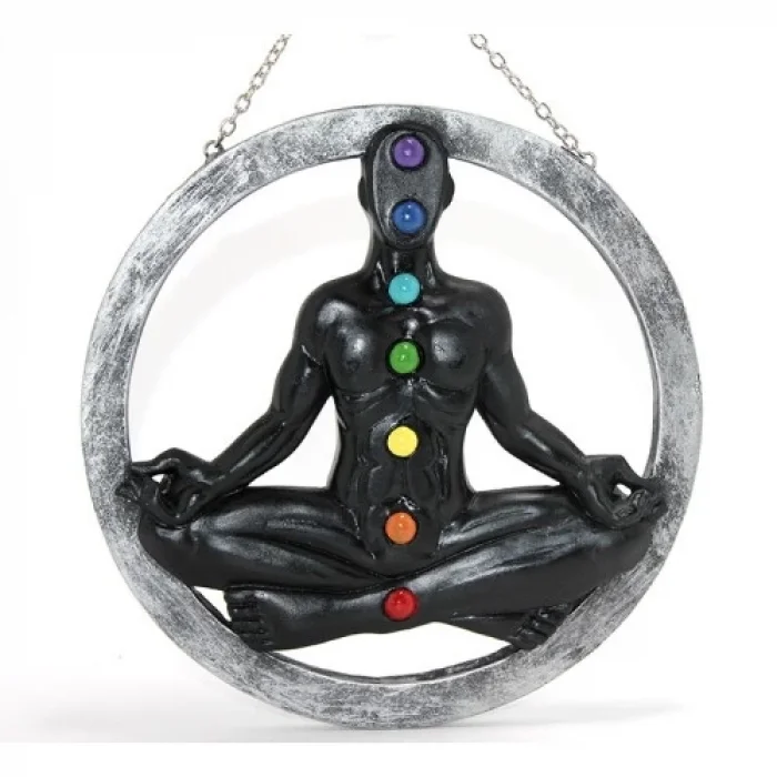  Polyester Duvara Asmalı 7 Chakra Pano