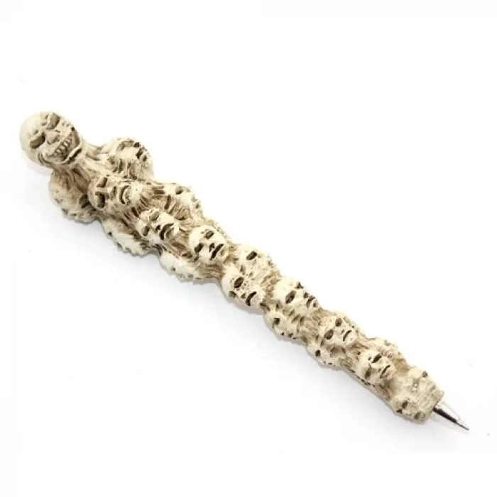  Polyester Kurukafa Tükenmez Kalem Model 2