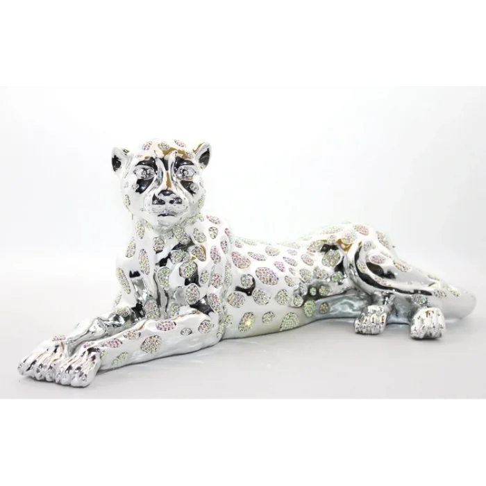 BUĞZ Polyester Oturan Kaplan Figürü