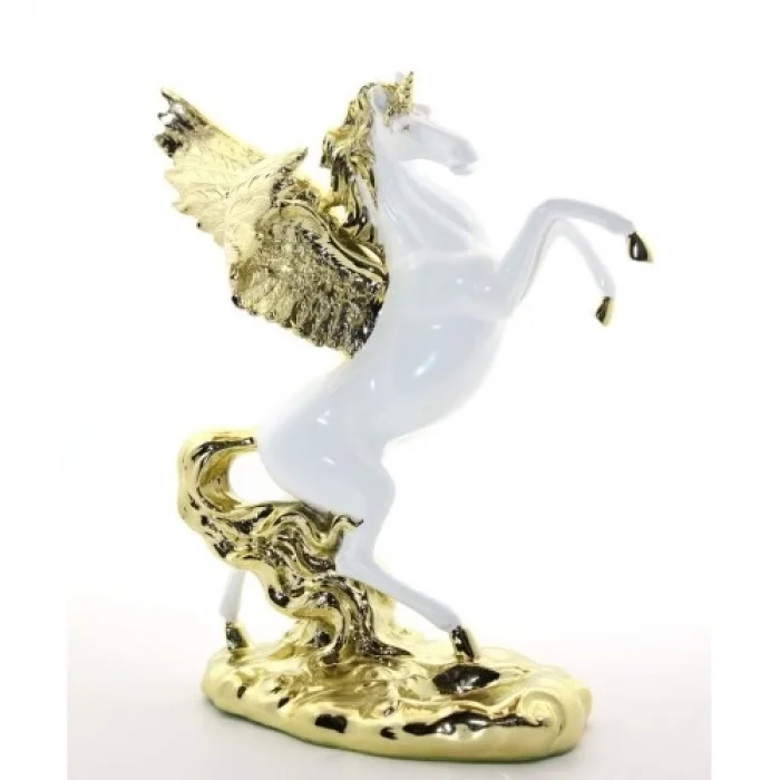  Polyester Şahlanan Kanatlı At Figürü