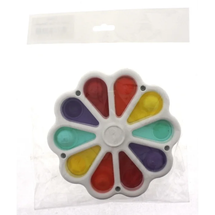  Pop It Eğitici Çark İngilizce Sayılar ve Şekiller