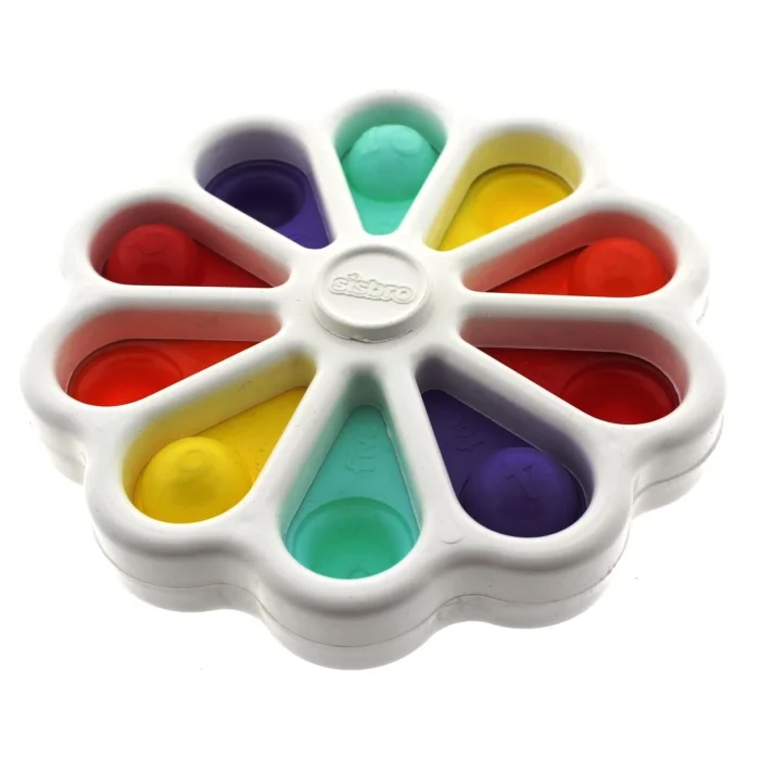  Pop It Eğitici Çark İngilizce Sayılar ve Şekiller