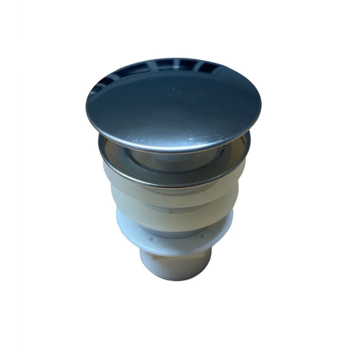 BUĞZ Pop Up Krom Kaplama Bas Aç Lavabo Sifonu Gideri Ekstra Contalı ( BUĞZ )