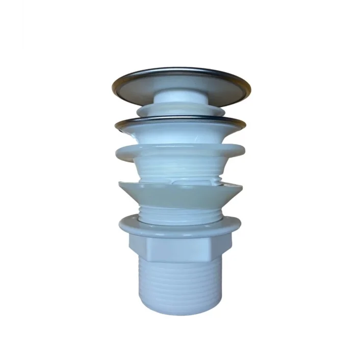 BUĞZ Pop Up Krom Kaplama Bas Aç Lavabo Sifonu Gideri Ekstra Contalı ( BUĞZ )