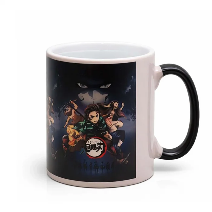 BUĞZ Porselen Renk Değiştiren Demon Slayer Kupa Bardak