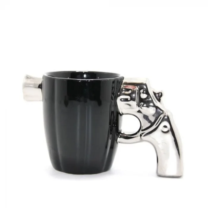  Porselen Silahlı Kupa Bardak Model 1