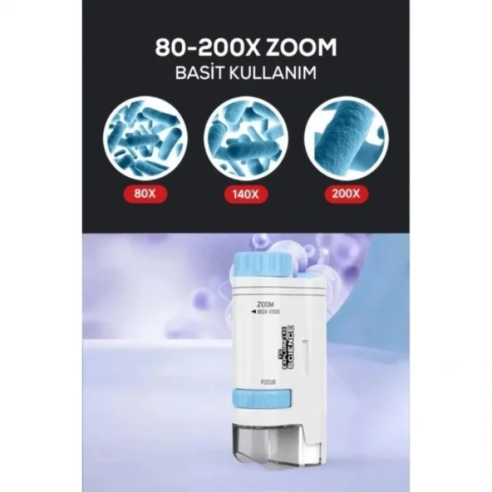 BUĞZ Portatif Mini Mikroskop