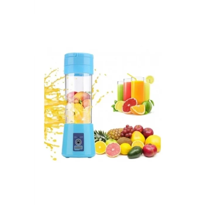 BUĞZ Portatif Taşınabilir380 ml Usb Şarjlı Mavi El Blender ( BUĞZ )
