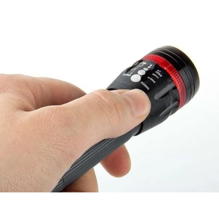 BUĞZ Power Ledli ve Zoomlu 2 Km Menzilli Alüminyum El Feneri