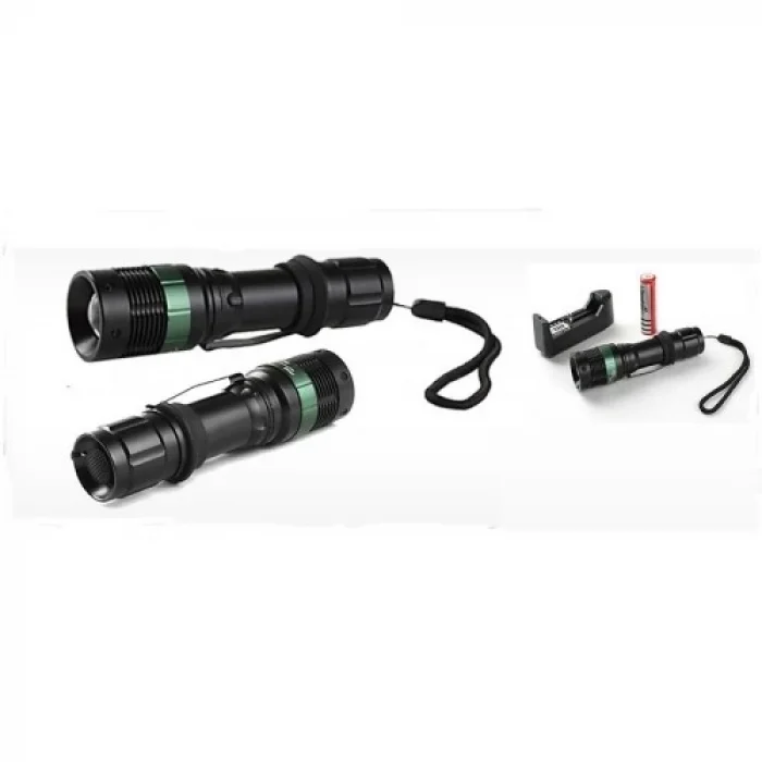  Power Style 500 Lumen 600 Metre Işık Uzantılı Zoomlu Şarjlı El Feneri 6109