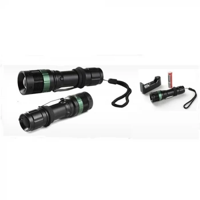  Power Style 500 Lumen 600 Metre Işık Uzantılı Zoomlu Şarjlı El Feneri 6109
