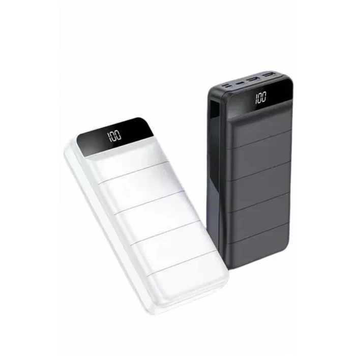  Powerbank 50.000 Mah Dijital Göstergeli Taşınabilir 4 Portlu Hızlı Powerbank