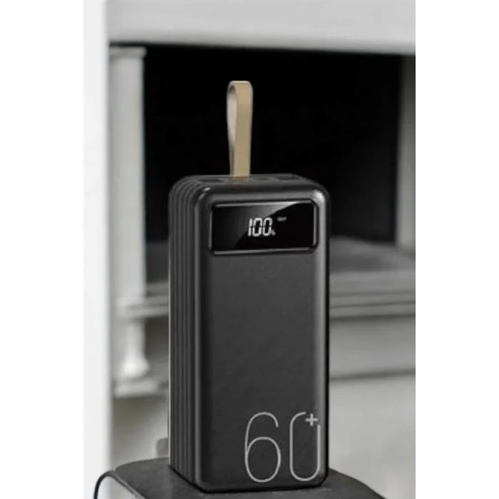  Powerbank 60.000 MAH 4 Portlu Uzun Şarj Süreli Dijital Göstergeli