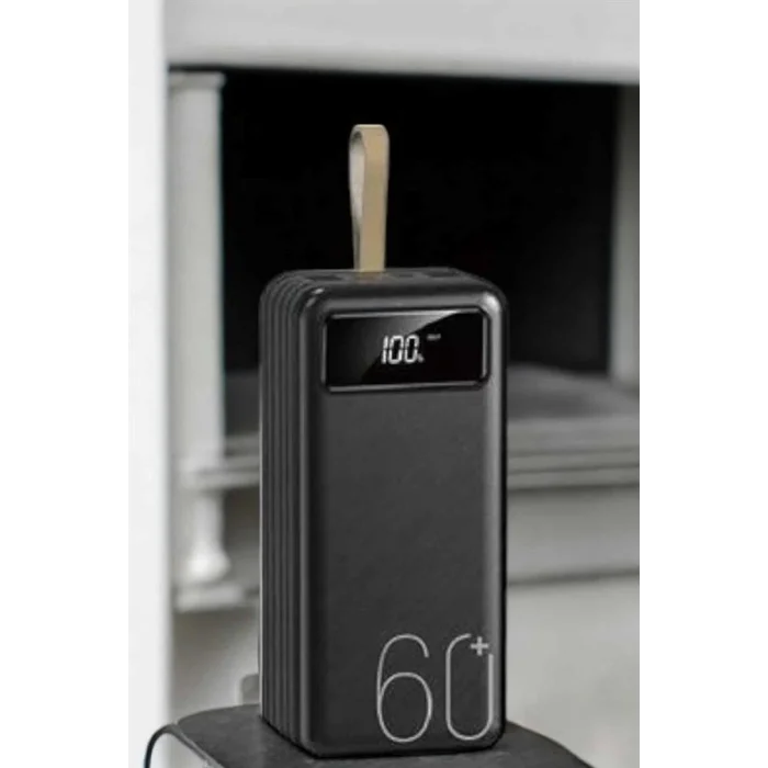 BUĞZ Powerbank 60.000 MAH 4 Portlu Uzun Şarj Süreli Dijital Göstergeli - Lisinya