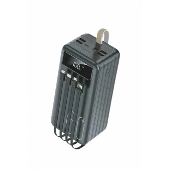 BUĞZ Powerbank 60.000 Mah Taşınabilir Şarj Hızlı El Fenerli Dijital Göstergeli - Lisinya