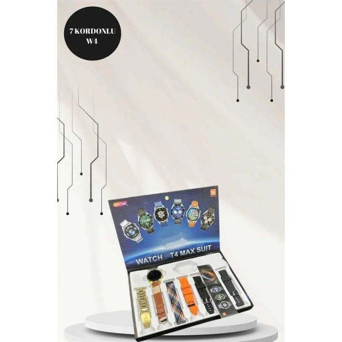 BUĞZ Powerbank Bluetooth Kulaklık Ve Akıllı Saat 7 Kordonlu Metal Kordon Plastik Kordon