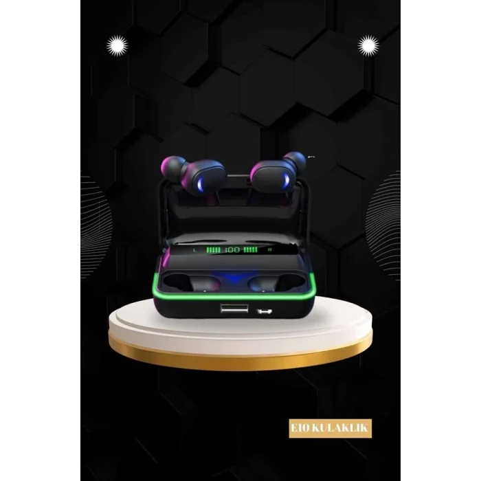 BUĞZ Powerbank Bluetooth Kulaklık Ve Akıllı Saat 7 Kordonlu Metal Kordon Plastik Kordon - BUĞZ
