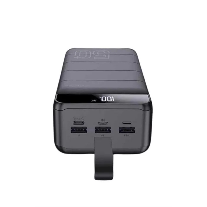  Powerbank Çoklu Şarj Girişi 50.000 Mah Taşınabilir Dijital Göstergeli