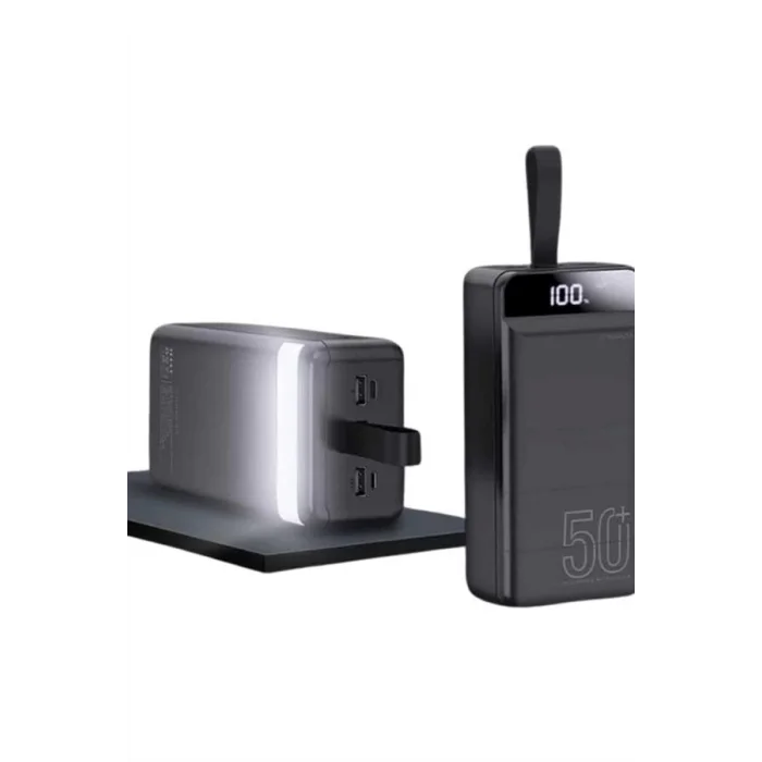  Powerbank Çoklu Şarj Girişi 50.000 Mah Taşınabilir Dijital Göstergeli