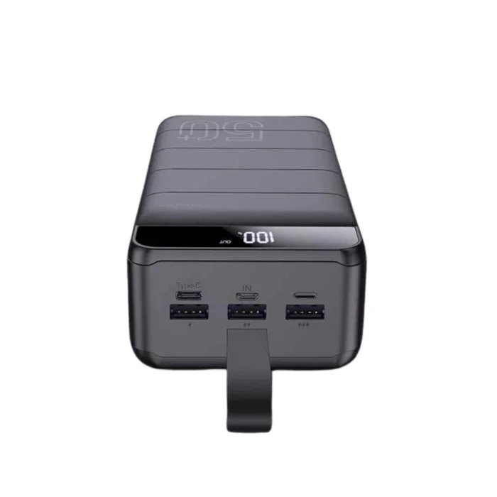 BUĞZ Powerbank Çoklu Şarj Girişi 50.000 Mah Taşınabilir Dijital Göstergeli - BUĞZ