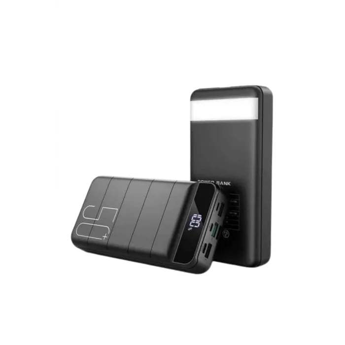 BUĞZ Powerbank Çoklu Şarj Girişi 50.000 Mah Taşınabilir Dijital Göstergeli - BUĞZ