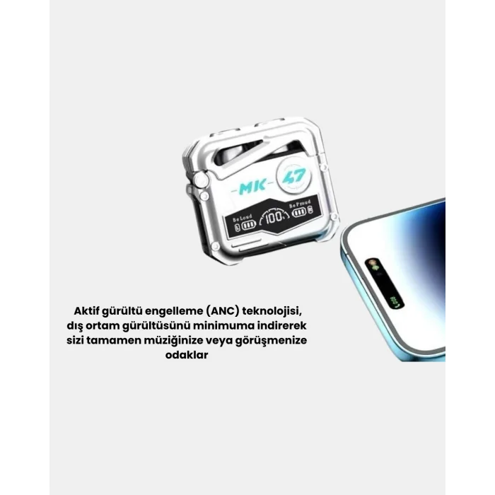 BUĞZ Powerbank Özellikli Bluetooth Kulaklık – Ergonomik, Suya Dayanıklı - Lisinya