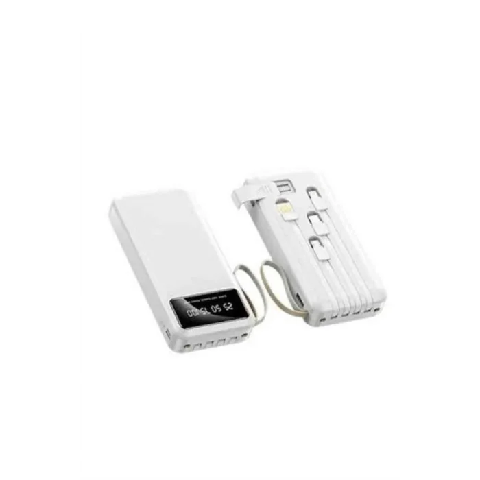 BUĞZ Powerbank Şarj Cihazı 4 Çıkışlı 20.000 MAH Powerbank Kompakt Yüksek Kapasiteli Hızlı Şarj - Lisinya