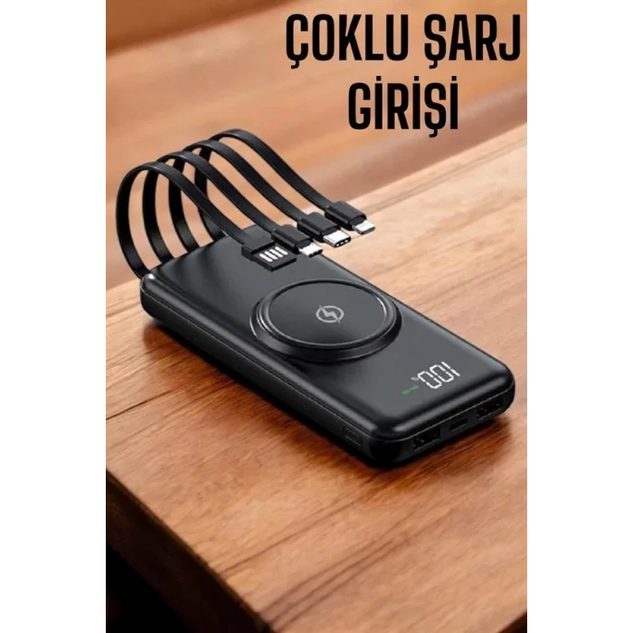 BUĞZ Powerbank Taşınabilir 10.000 Mah Hızlı Şarj Dijital Göstergeli