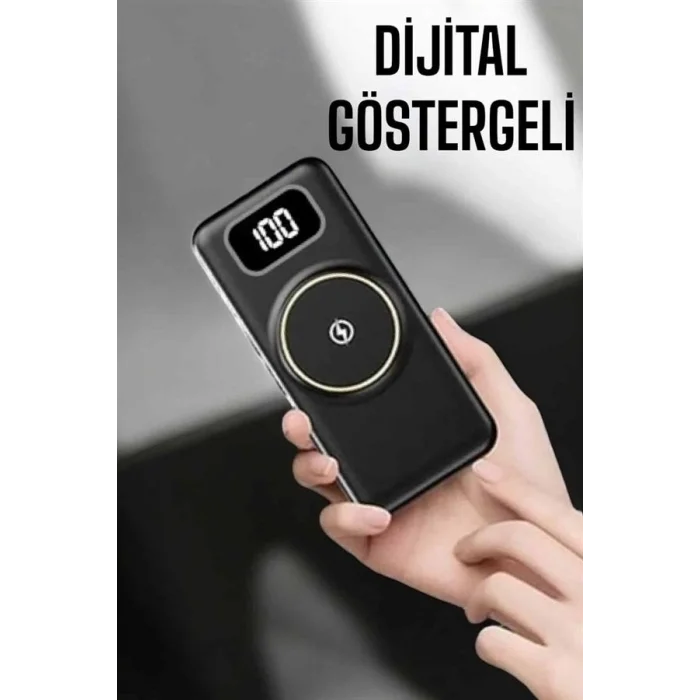 BUĞZ Powerbank Taşınabilir 10.000 Mah Hızlı Şarj Dijital Göstergeli